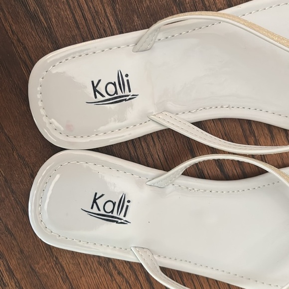 Kali Elegant White Sandals for Women - Picture 6 of 7
